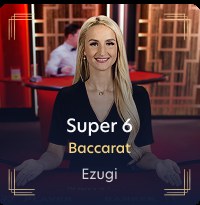 Super 6 Baccarat at Just Casino
